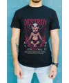 Unisex Oversize 24/1 Penye DTF Baskılı Tişört - DTF144