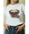 Unisex Oversize 24/1 Penye DTF Baskılı Tişört - DTF145