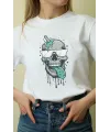 Unisex Oversize 24/1 Penye DTF Baskılı Tişört - DTF150