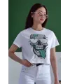Unisex Oversize 24/1 Penye DTF Baskılı Tişört - DTF150