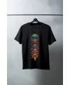 Unisex Oversize 24/1 Penye DTF Baskılı Tişört - DTF151