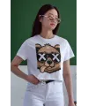 Unisex Oversize 24/1 Penye DTF Baskılı Tişört - DTF155