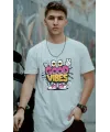 Unisex Oversize 24/1 Penye DTF Baskılı Tişört - DTF156