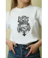 Unisex Oversize 24/1 Penye DTF Baskılı Tişört - DTF161