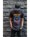 Unisex Oversize 24/1 Penye DTF Baskılı Tişört - DTF162