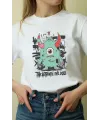 Unisex Oversize 24/1 Penye DTF Baskılı Tişört - DTF165