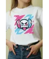Unisex Oversize 24/1 Penye DTF Baskılı Tişört - DTF168