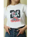 Unisex Oversize 24/1 Penye DTF Baskılı Tişört - DTF169