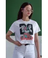 Unisex Oversize 24/1 Penye DTF Baskılı Tişört - DTF169