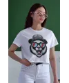 Unisex Oversize 24/1 Penye DTF Baskılı Tişört - DTF171