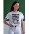 Unisex Oversize 24/1 Penye DTF Baskılı Tişört - DTF172