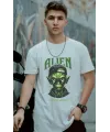 Unisex Oversize 24/1 Penye DTF Baskılı Tişört - DTF173