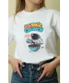 Unisex Oversize 24/1 Penye DTF Baskılı Tişört - DTF174