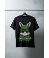 Unisex Oversize 24/1 Penye DTF Baskılı Tişört - DTF177