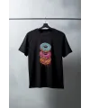 Unisex Oversize 24/1 Penye DTF Baskılı Tişört - DTF187