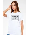 Unisex Oversize 24/1 Penye DTF Baskılı Tişört - DTF202