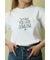 Unisex Oversize 24/1 Penye DTF Baskılı Tişört - DTF223