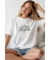 Unisex Oversize 24/1 Penye DTF Baskılı Tişört - DTF230