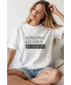 Unisex Oversize 24/1 Penye DTF Baskılı Tişört - DTF250