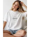 Unisex Oversize 24/1 Penye DTF Baskılı Tişört - DTF270