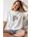 Unisex Oversize 24/1 Penye DTF Baskılı Tişört - DTF275