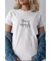 Unisex Oversize 24/1 Penye DTF Baskılı Tişört - DTF276