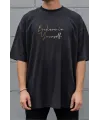 Unisex Oversize 24/1 Penye DTF Baskılı Tişört - DTF279