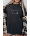 Unisex Oversize 24/1 Penye DTF Baskılı Tişört - DTF279