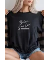 Unisex Oversize 24/1 Penye DTF Baskılı Tişört - DTF280