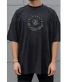 Unisex Oversize 24/1 Penye DTF Baskılı Tişört - DTF282
