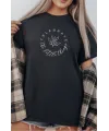 Unisex Oversize 24/1 Penye DTF Baskılı Tişört - DTF282