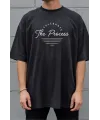 Unisex Oversize 24/1 Penye DTF Baskılı Tişört - DTF283
