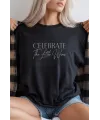 Unisex Oversize 24/1 Penye DTF Baskılı Tişört - DTF284