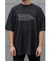 Unisex Oversize 24/1 Penye DTF Baskılı Tişört - DTF285