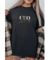 Unisex Oversize 24/1 Penye DTF Baskılı Tişört - DTF286