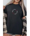 Unisex Oversize 24/1 Penye DTF Baskılı Tişört - DTF289