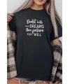 Unisex Oversize 24/1 Penye DTF Baskılı Tişört - DTF291