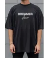 Unisex Oversize 24/1 Penye DTF Baskılı Tişört - DTF292