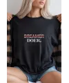 Unisex Oversize 24/1 Penye DTF Baskılı Tişört - DTF293