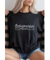 Unisex Oversize 24/1 Penye DTF Baskılı Tişört - DTF298