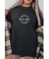 Unisex Oversize 24/1 Penye DTF Baskılı Tişört - DTF299