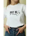 Unisex Oversize 24/1 Penye DTF Baskılı Tişört - DTF58