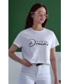 Unisex Oversize 24/1 Penye DTF Baskılı Tişört - DTF60