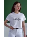 Unisex Oversize 24/1 Penye DTF Baskılı Tişört - DTF66