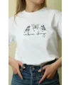 Unisex Oversize 24/1 Penye DTF Baskılı Tişört - DTF68