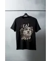 Unisex Oversize 24/1 Penye DTF Baskılı Tişört - DTF70