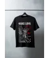 Unisex Oversize 24/1 Penye DTF Baskılı Tişört - DTF78