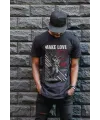 Unisex Oversize 24/1 Penye DTF Baskılı Tişört - DTF78
