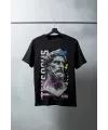 Unisex Oversize 24/1 Penye DTF Baskılı Tişört - DTF98