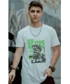 Unisex Oversize 24/1 Penye DTF Baskılı Tişört - DTF99